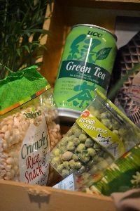 Green tea wasabi peas and crispy rice treats_small
