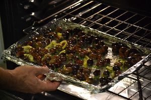 Roasting the olives_small