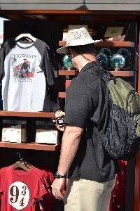 Gordon shopping for Harry Potter souvenirs_small