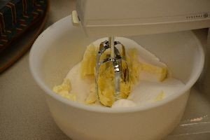 first cream butter and sugar before adding the eggs_small