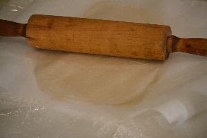 rolling out the dough_small