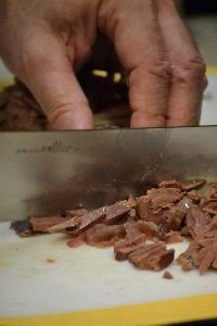 Gordon chopping the giblets_small