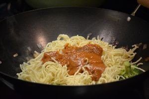 adding some sauce_small