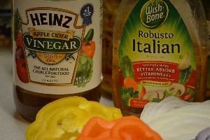 apple cider vinegar and Italian salad dressing_small