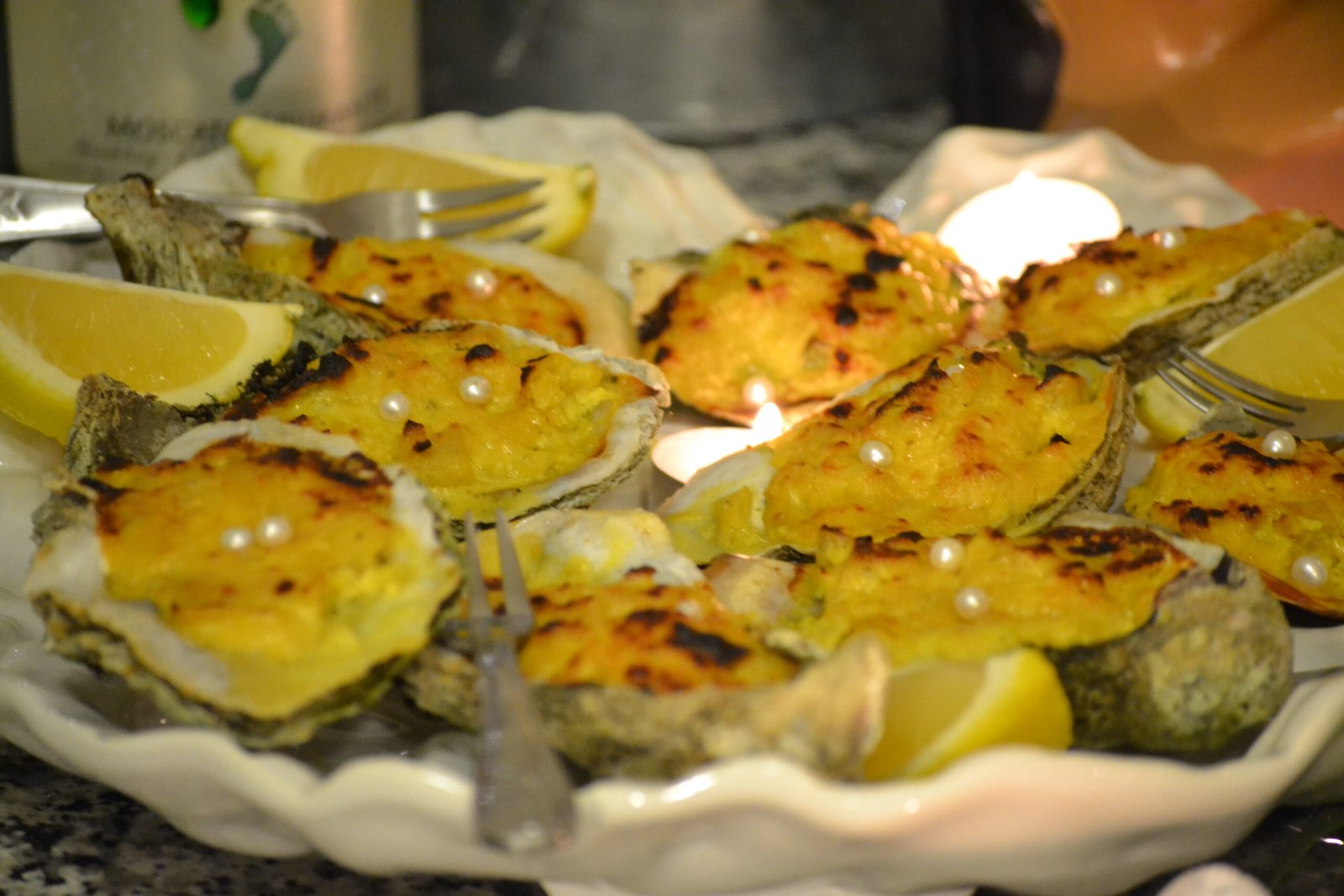Christmas/Kalikimaka Oysters on the Grill
