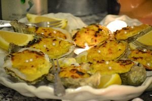 Christmas/Kalikimaka Oysters on the Grill