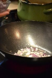 sauteeing chopped red onions_small