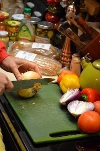 slicing the veggies for the UWS_small