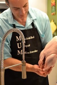 Gordon cooking our duck_small