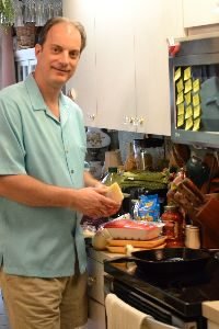 Gordon gathering his ingredients_small