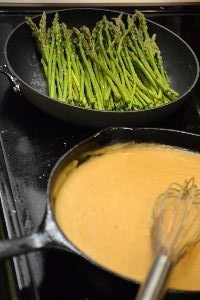The gravy and the asparagus_small