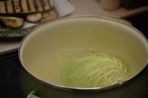 blanching the green cabbage_small