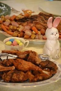 delicious dinner of rabbit and duck_small