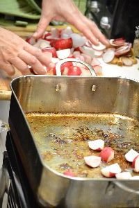 placing into the pan of duck fat_small