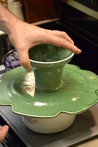 plating the green timbale onto this pedestal plate_small