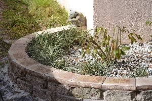 Gordon built the side retaining wall_small