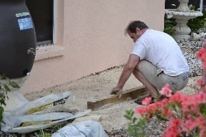 Gordon smoothing out the sandy area_small