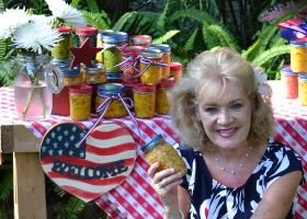 Julie with her Corn Relish_small