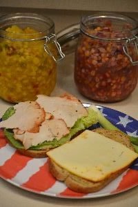 corn relish on a sandwich_small