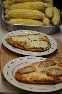our Naan bread pizza dinner_small