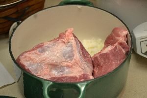 putting it in the cast iron pot_small