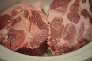putting it in the crock pot_small