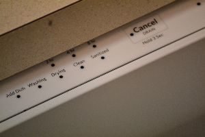 sanitized setting on the dishwasher_small