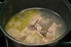 boil the chicken until the meat is falling off the bone_small