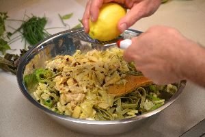 grate some fresh lemon into the bowl_small