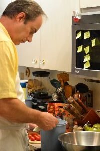 Gordon adding the dry ingredients_small