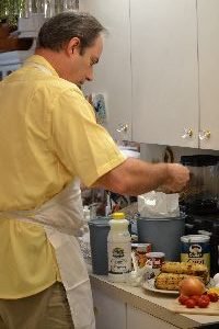 Gordon making the fully loaded corn bread_small