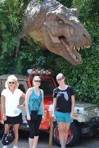 Julie Veronica and Kelcy Dinosaur_small