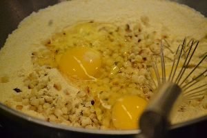 add your eggs to the corn bread mixture_small