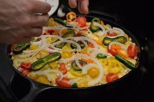adding the pablamo peppers and onions_small