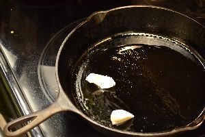 melt shortening in your cast iron skillet_small