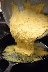 now add your very thick corn bread mixture_small
