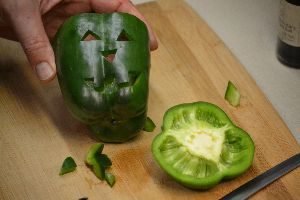 Gordon carving a green bell pepper_small