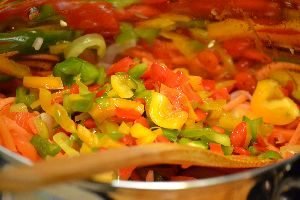 adding the chopped bell peppers 2_small