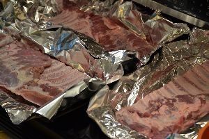 all 3 racks of ribs are ready for the spice rub_small