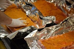 coating the ribs with the dry rub on both sides_small