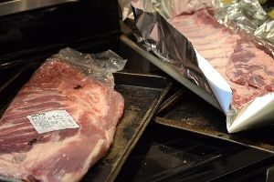 preparing the ribs for the spices, bbq and the oven_small