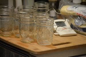 sterilized jars and temp thermometer_small