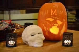 The Mummy pumpkin carving_small