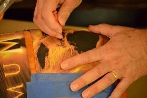 making the holes_small