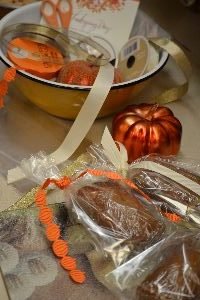 30 wrapping up our pumpkin bread for Thanksgiving gifts_small