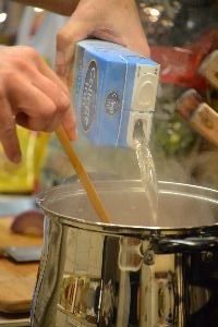 9 adding the chicken stock_small