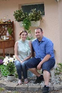 Veronica and Brian out back_small