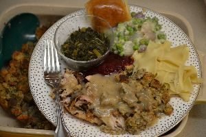no room for my plate but on top of the dressing_small