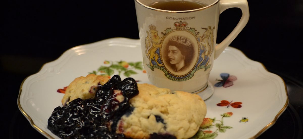 Our Alice in Wonderland Blueberry Scones