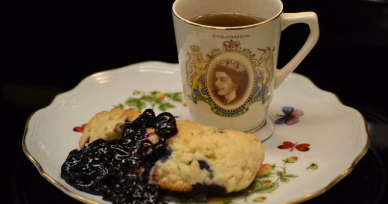 Our Alice in Wonderland Blueberry Scones